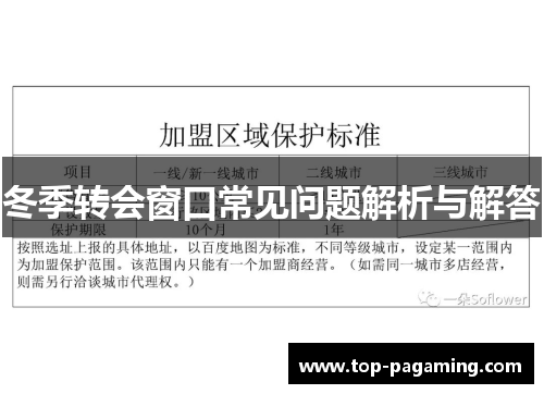 冬季转会窗口常见问题解析与解答 冬季转会窗口常见问题解析与解答
